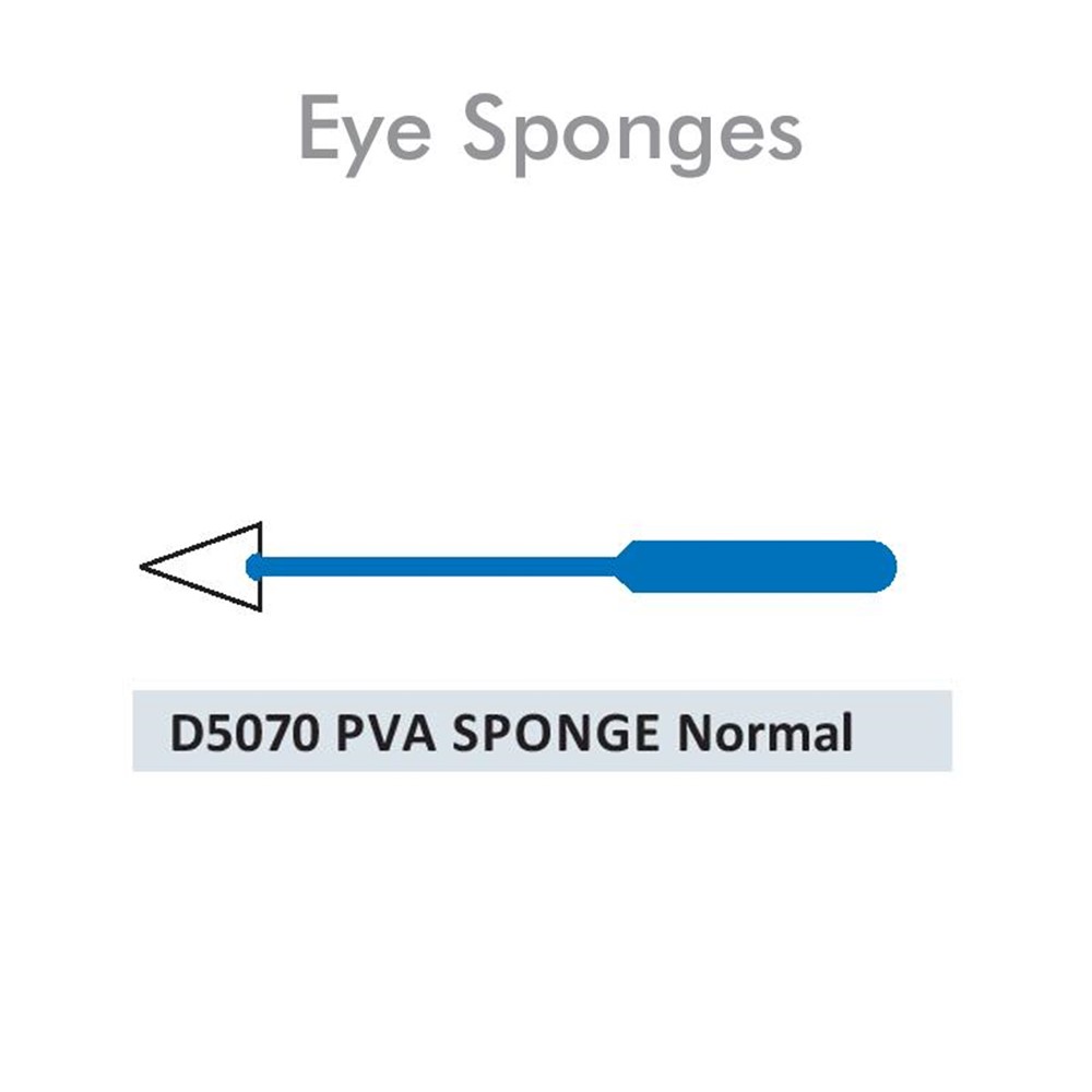 Eye Sponges - D5070 PVA Sponge Normal - Optitech Eyecare