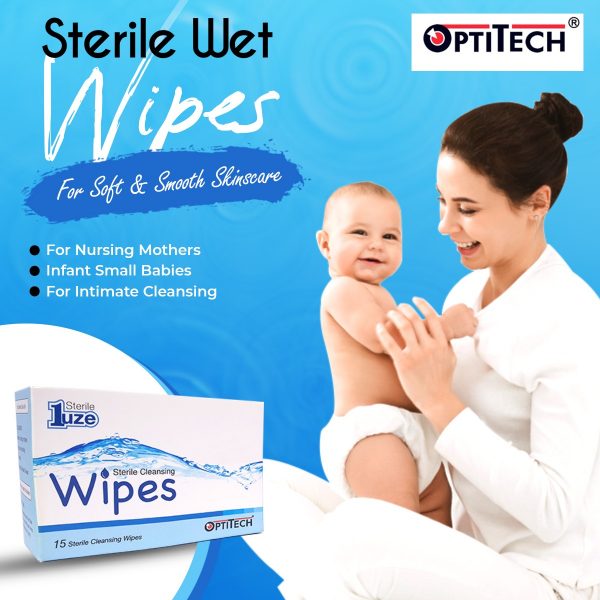 Sterile wet hot sale wipes