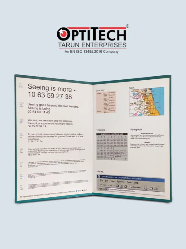 Near Vision Book by Optitecheyecare