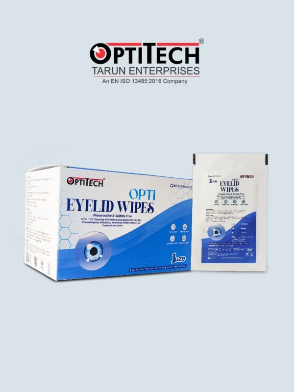 Opti Eyelid Wipes by Optitecheyecare
