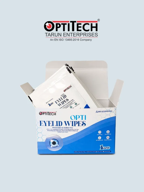 Opti Eyelid Wipes by Optitecheyecare