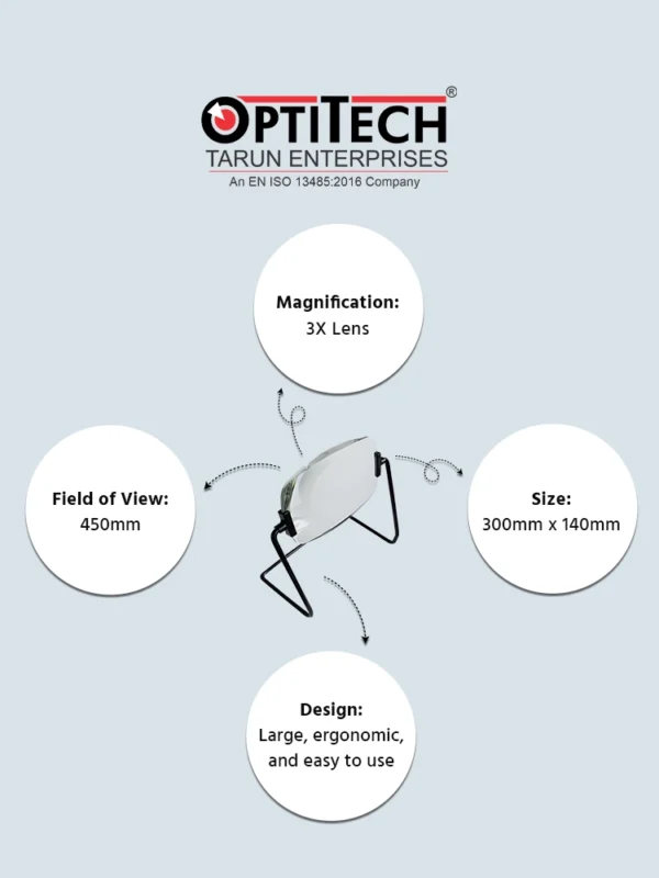 Large Magnifying Lens by Optitecheyecare