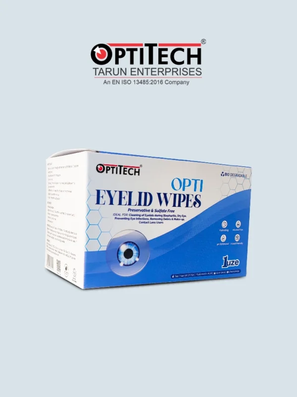 Opti Eyelid Wipes by Optitecheyecare