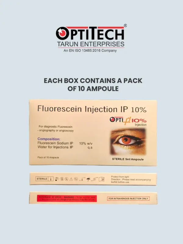 Fluorescein Sodium Injection by Optitecheyecare