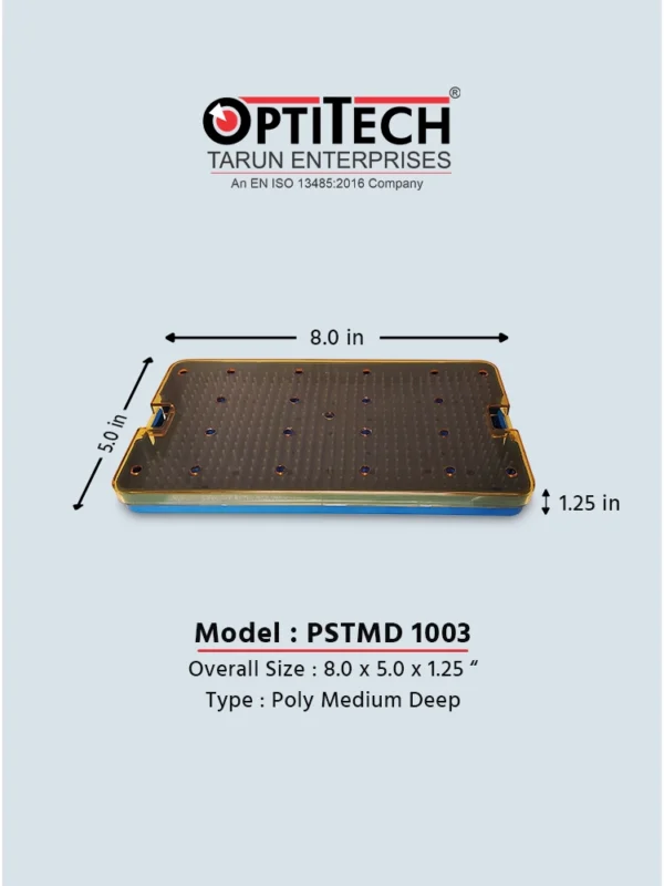 plastic sterilization tray by Optitecheyecare