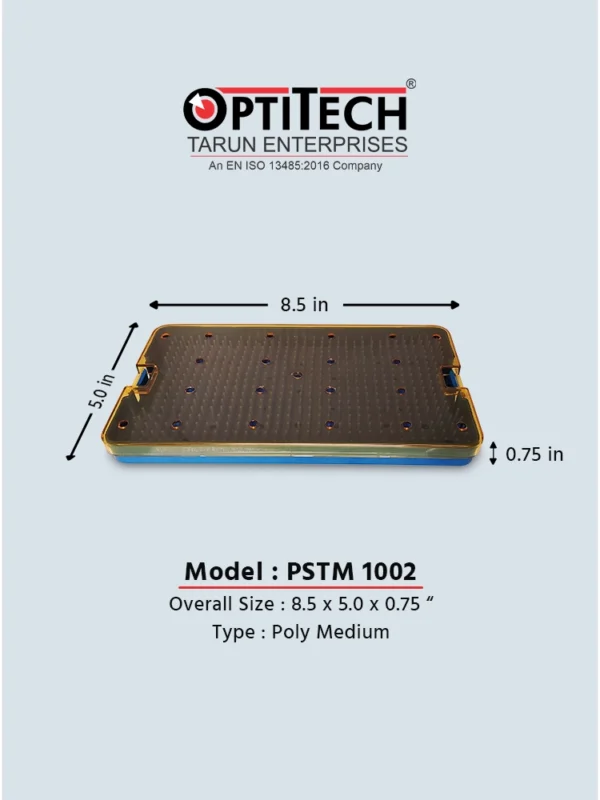 plastic sterilization tray by Optitecheyecare