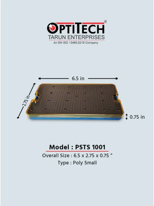 plastic sterilization tray by Optitecheyecare