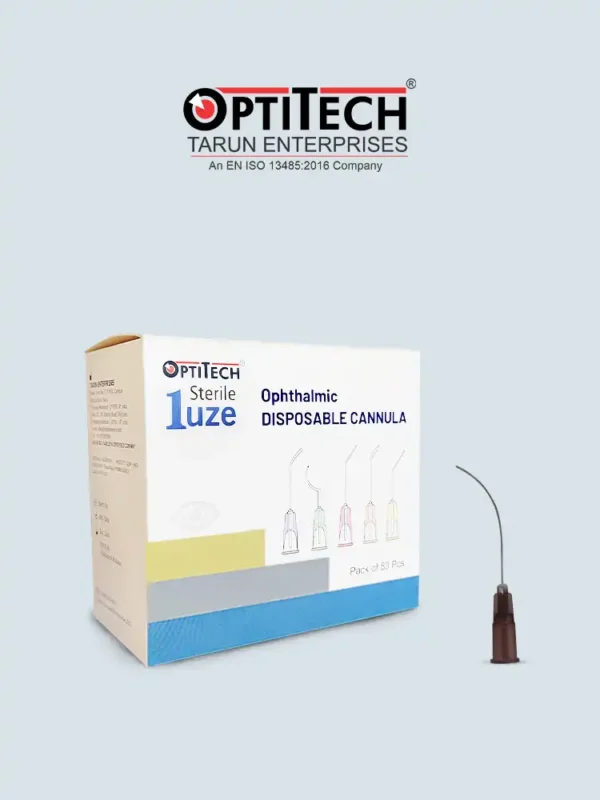 curved lacrimal cannula by Optitecheyecare