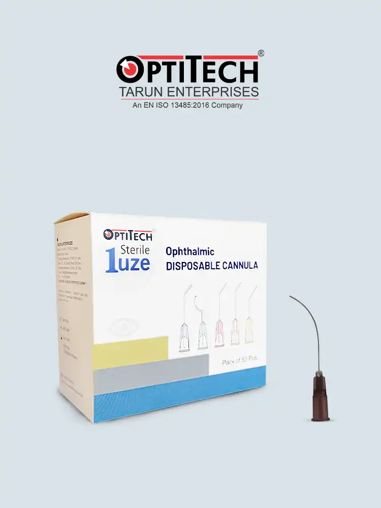 curved lacrimal cannula by Optitecheyecare