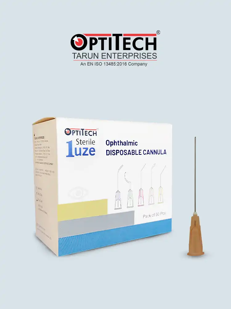 Retrobulbar anaesthesia needle by Optitecheyecare