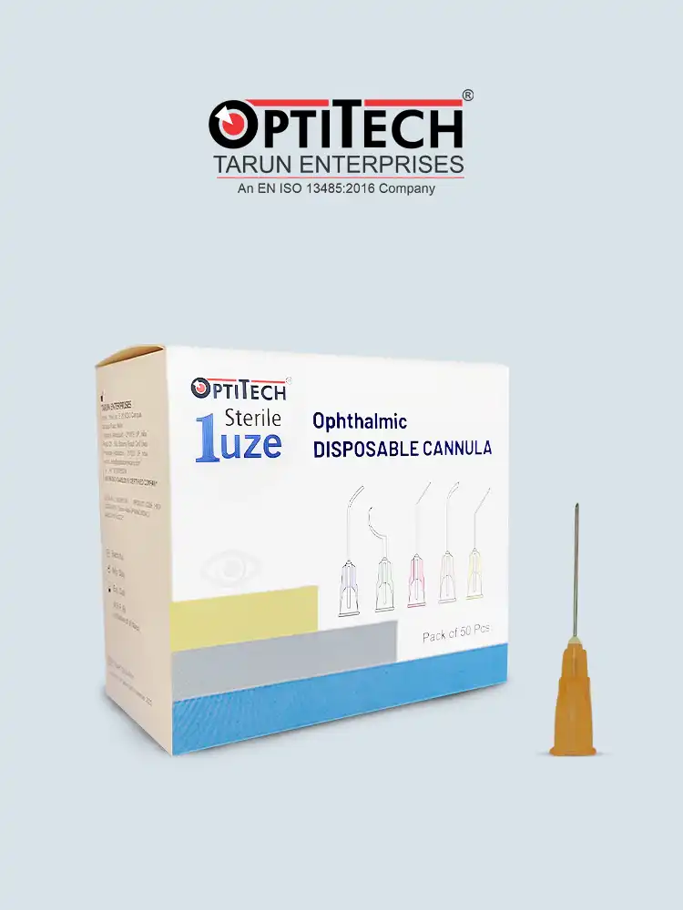 peribulbar anaesthesia needle by Optitecheyecare