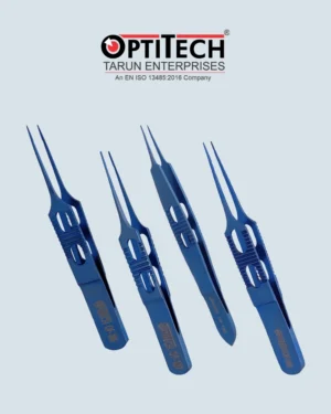 Straight Forceps with Tying Platform by Optitecheyecare
