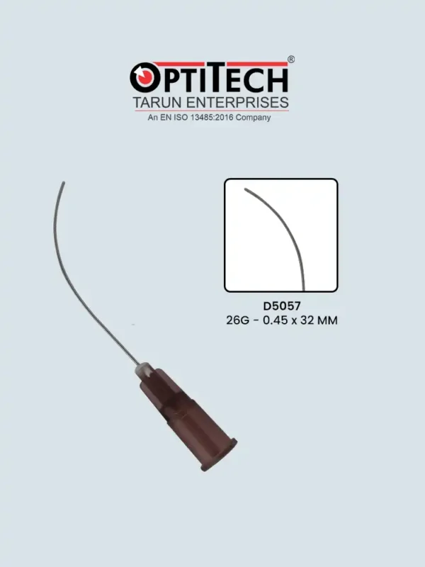 curved lacrimal cannula by Optitecheyecare