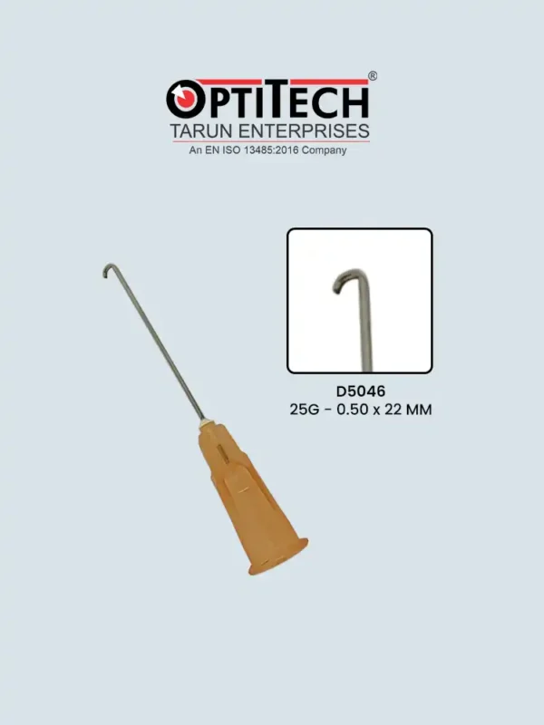 J-Shaped aspiration Cannula by Optitecheyecare
