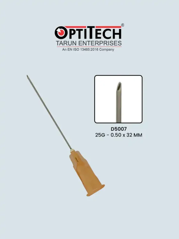 Peri - retrobulbar anaesthesia needle by Optitecheyecare