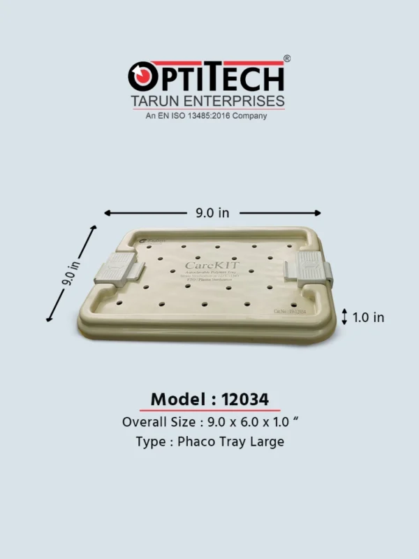 polymer sterilization tray by Optitecheyecare