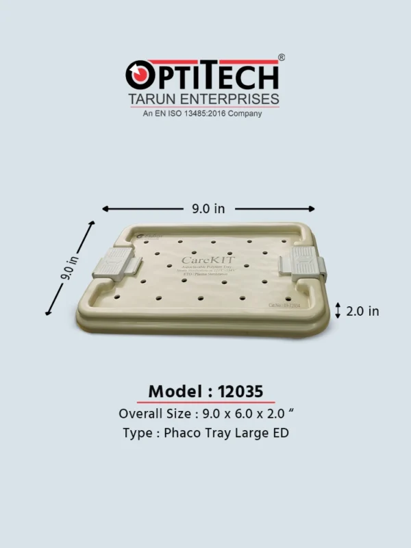 polymer sterilization tray by Optitecheyecare