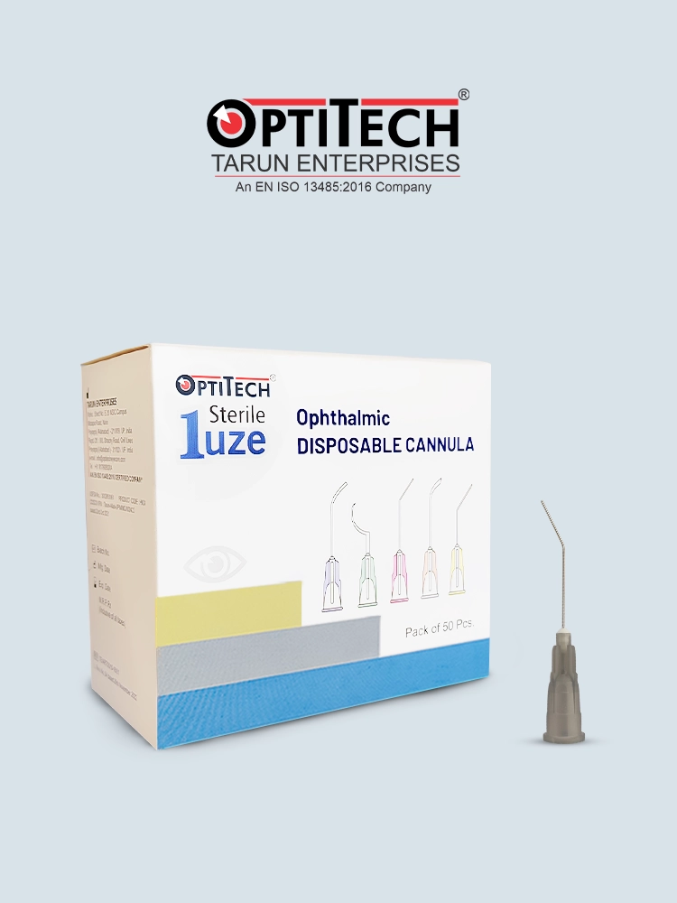 silicon cannula by Optitecheyecare