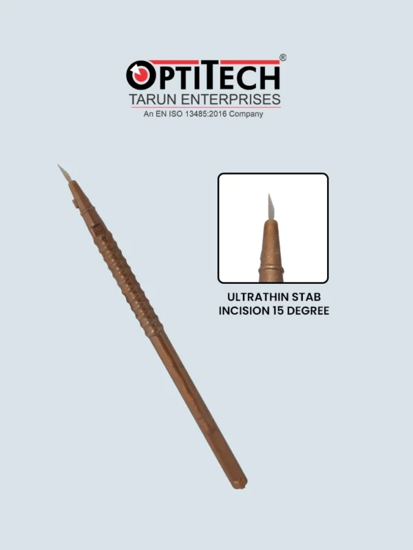 ultra thin lance tip blade by Optitecheyecare